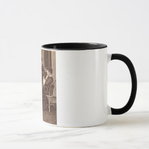 Mug Le Président 1872 Grant avec la famille au cottag