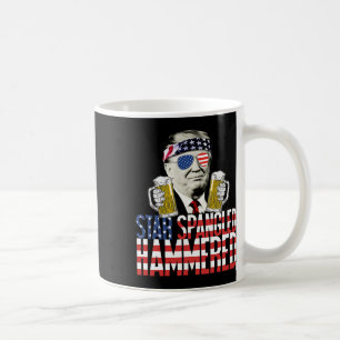 Mug Le Président américain Donald Trump en martelé