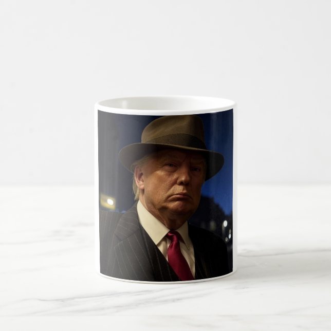 Mug Le président américain Donald Trump parrain (Centre)