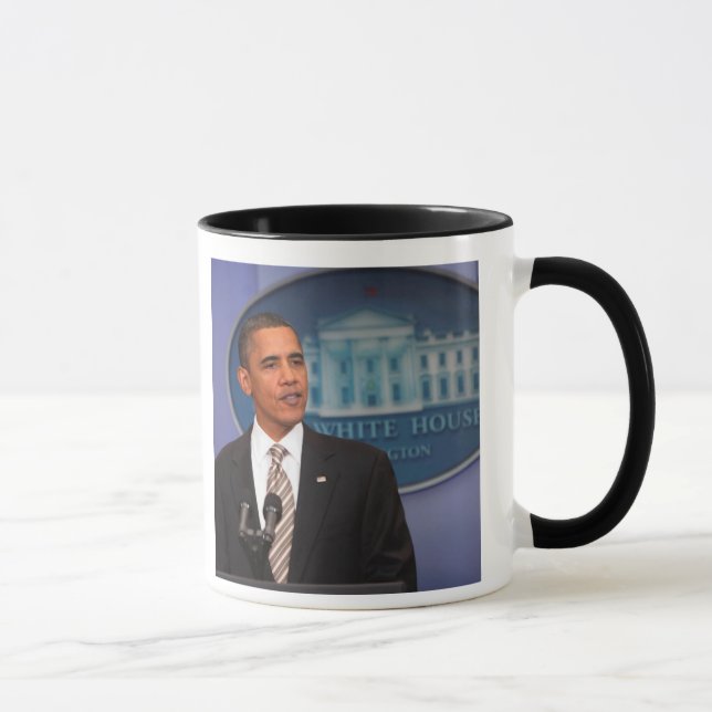 Mug Le Président Barack Obama fait un faire-part (Droite)