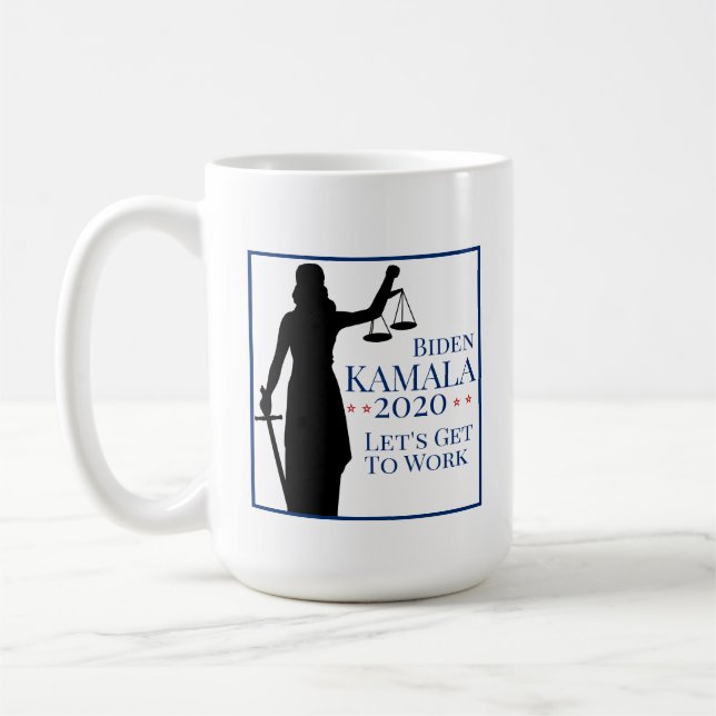 Mug Le président Biden Harris au travail Élection 2020 (Gauche)