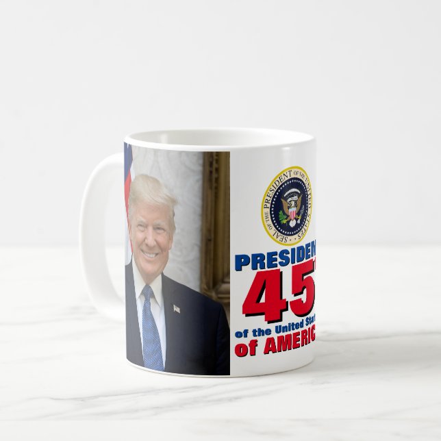 Mug Le président Donald Trump (Devant gauche)