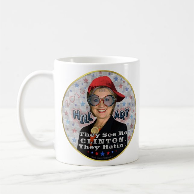 Mug Le Président drôle Election de Hillary Clinton (Gauche)
