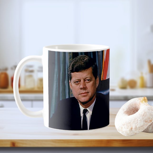 Mug Le président John F. Kennedy (President John F. Kennedy Coffee Mug)