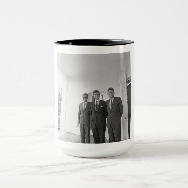 Mug Le président John Kennedy et les frères American C (Centre)