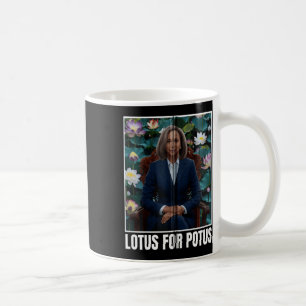 Mug Le Président Kamala Harris Portrait Lotus Pour Pot