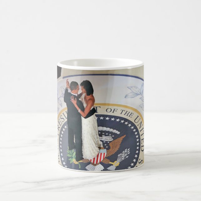 Mug Le Président Obama et Michelle dansent la boule (Centre)