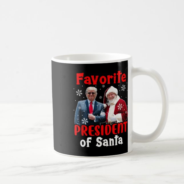 Mug Le Président Préféré De Père Noël Christmas Fière  (Droite)