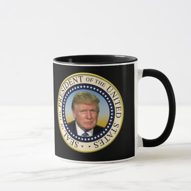 Mug Le Président Trump Photo Presidential Seal (Droite)