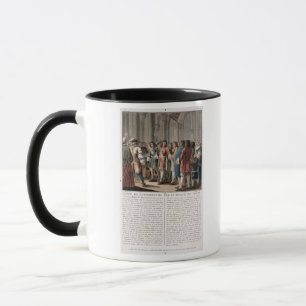 Mug Le prince de Conti (1664-1709) félicite le duc o