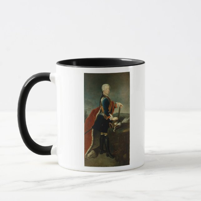 Mug Le Prince héritier Frederick II, c.1736 (Gauche)