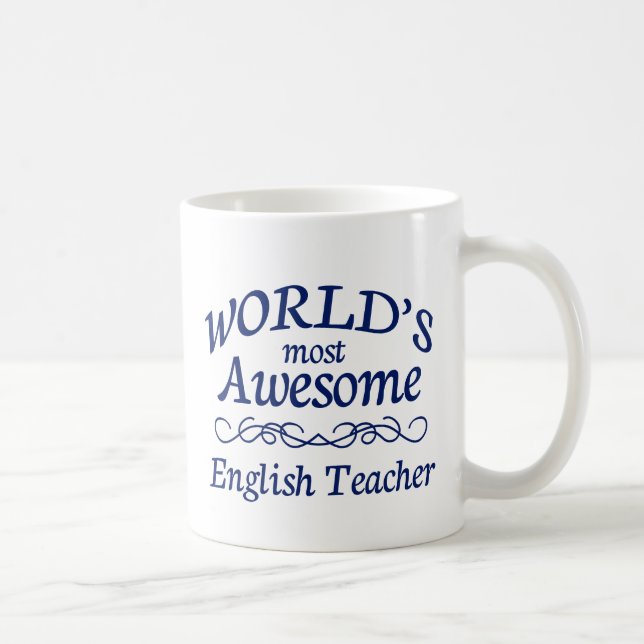 Mug Le professeur d'Anglais le plus impressionnant du (Droite)