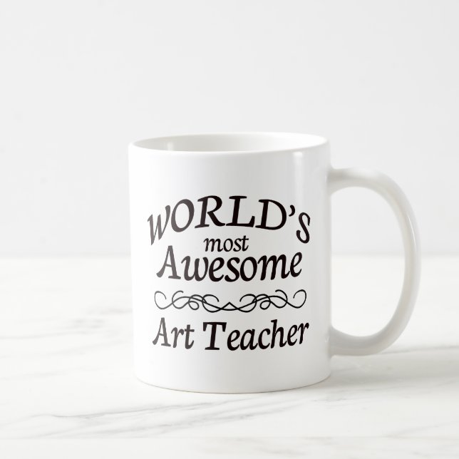 Mug Le professeur d'art le plus impressionnant du (Droite)
