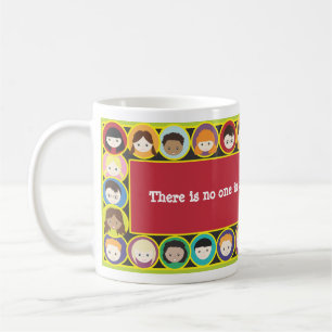 Mug Le professeur de diversité de visages d'enfants