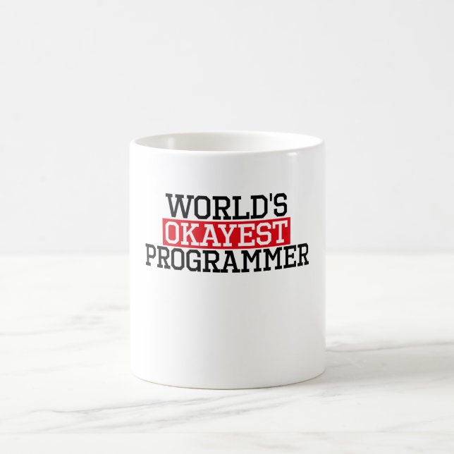 Mug le programmeur okayest du monde, #programmer (Centre)