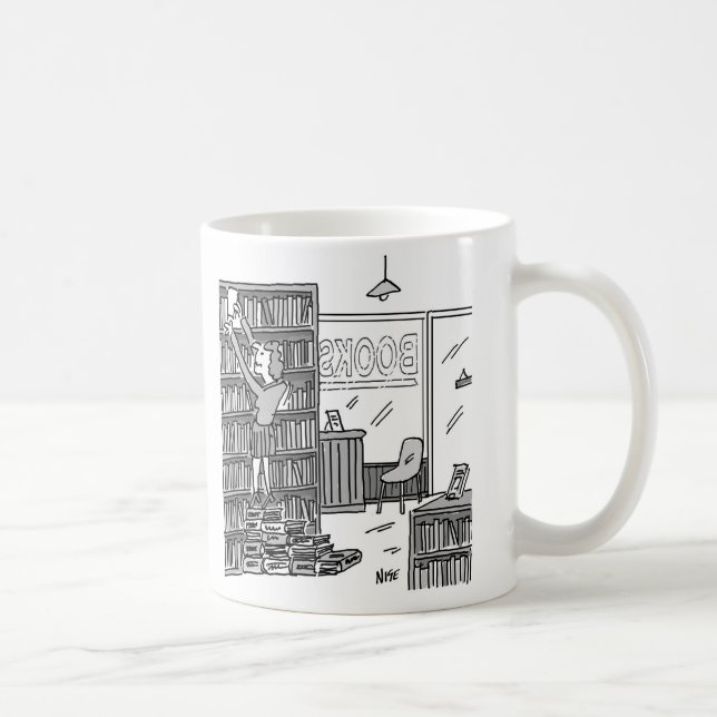 Mug Le propriétaire de la librairie fait des marches a (Droite)
