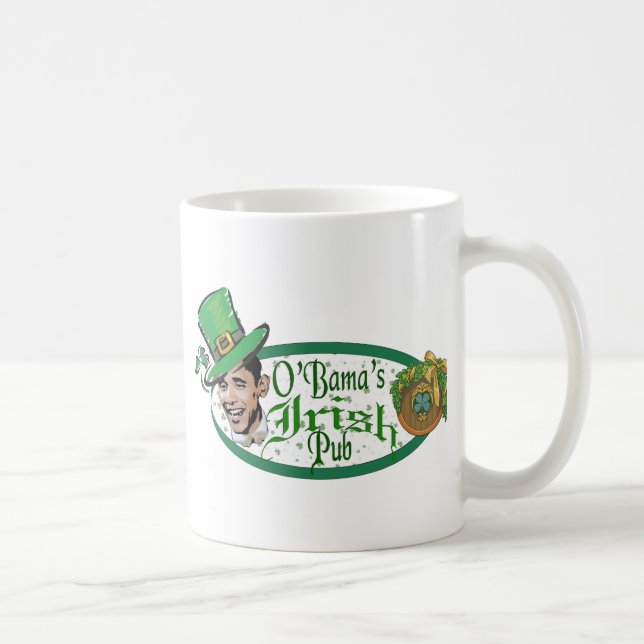 Mug Le pub irlandais d'Obama (Droite)