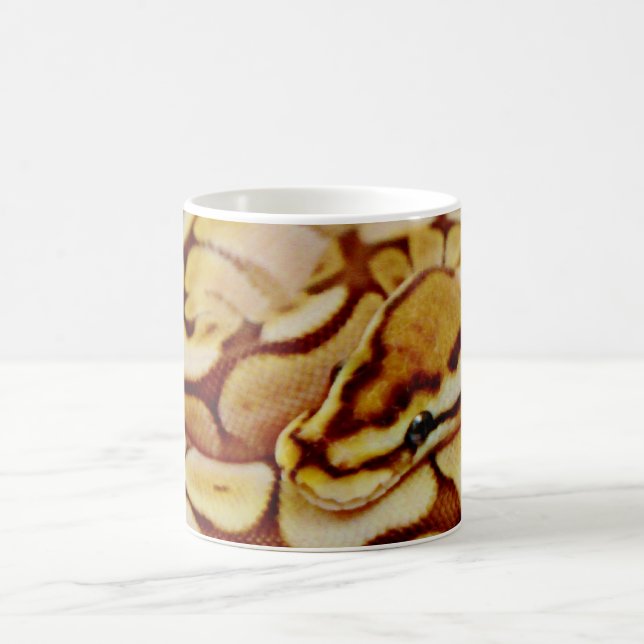 Mug Le python jaune de boule se ferment vraiment (Centre)