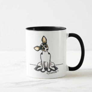 Mug Le Rat terrier tricolore se reposent assez