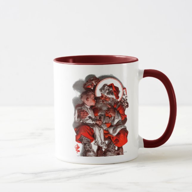 Mug Le recouvrement de Père Noël (Droite)