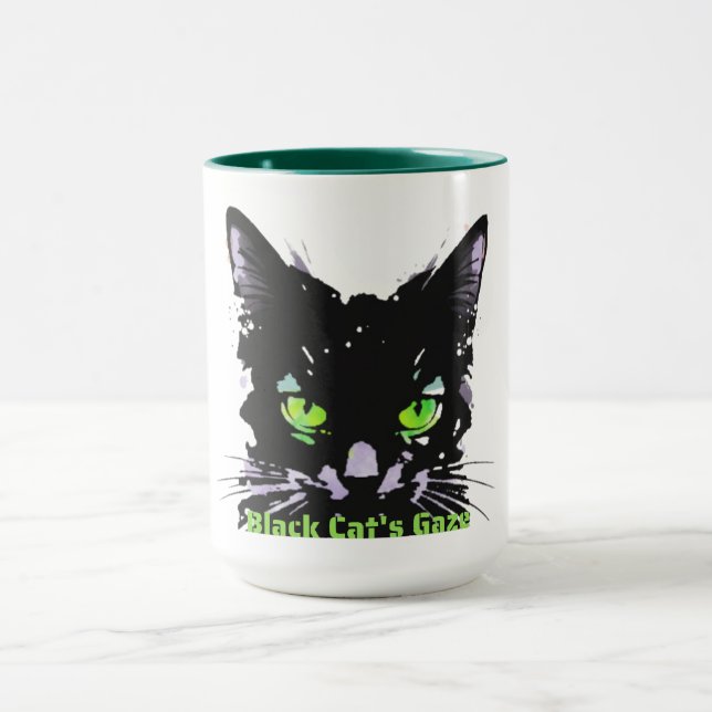 Mug Le Regard du Chat Noir (Centre)