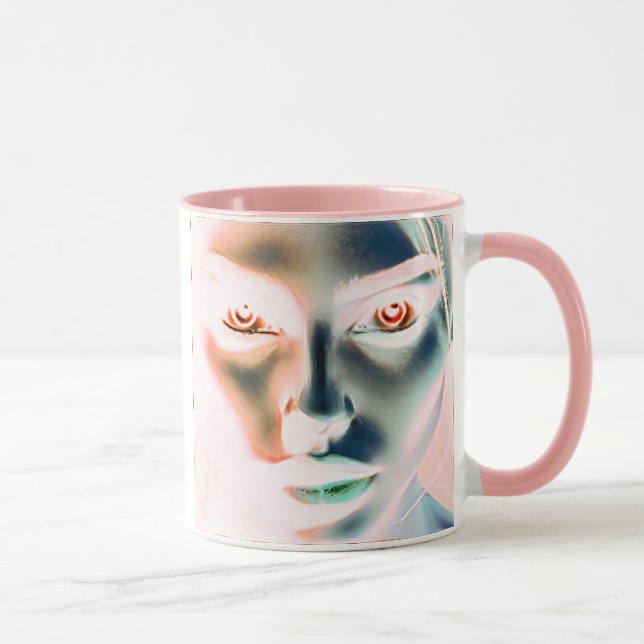 Mug Le regard spectral qui traverse le temps. (Droite)
