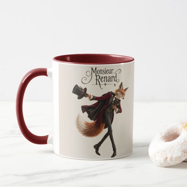Mug Le Renard qui S'incline (Avec donut)