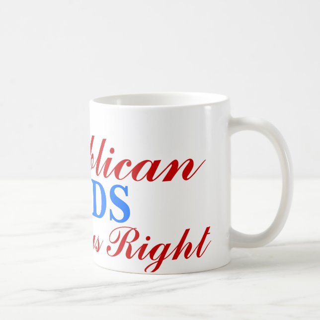 Mug Le républicain, ont toujours raison, PAPAS (Droite)
