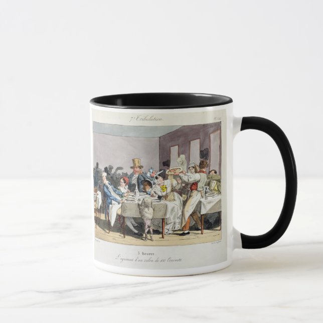 Mug Le restaurant de hundred-seater : 5 heures, du 'Su (Droite)