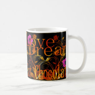 Mug Le rêve d'amour mangent du chocolat