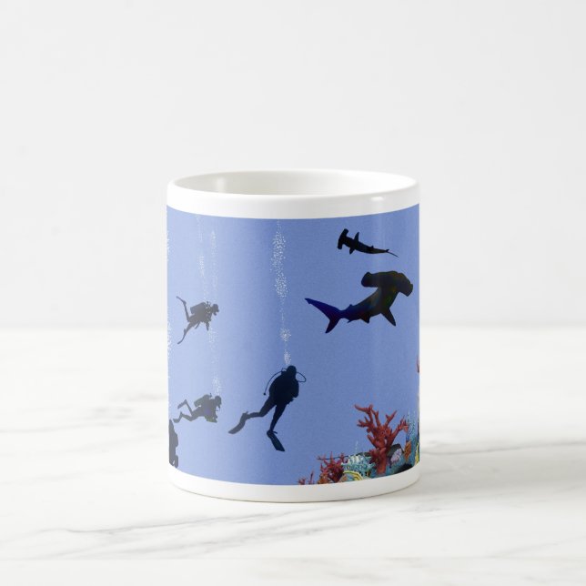 Mug Le rêve du plongeur autonome (Centre)