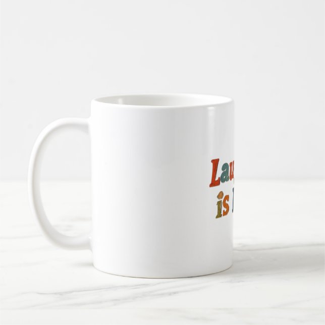 Mug Le rire est riche (Gauche)