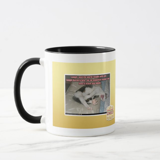 Mug Le rire et le monde rit avec vous (Gauche)