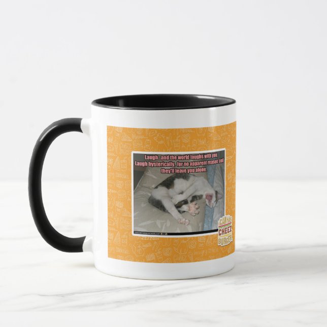 Mug Le rire et le monde rit avec vous (Gauche)