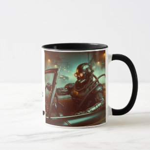 Mug Le Robot Était Le Café Cybergun Droit