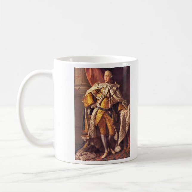 Mug Le Roi anglais George III par le studio d'Allan (Gauche)