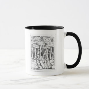 Mug Le Roi Charles II se cachant dans un chêne
