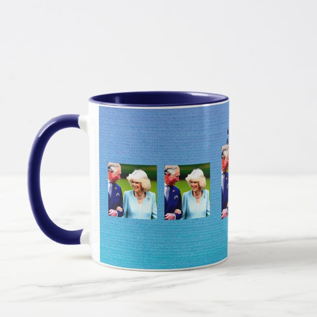 Mug Le roi Charles III et la reine du couronnement de  (Gauche)