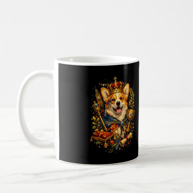 Mug Le Roi Corgi (Gauche)