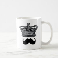 Le Roi Crown et moustache