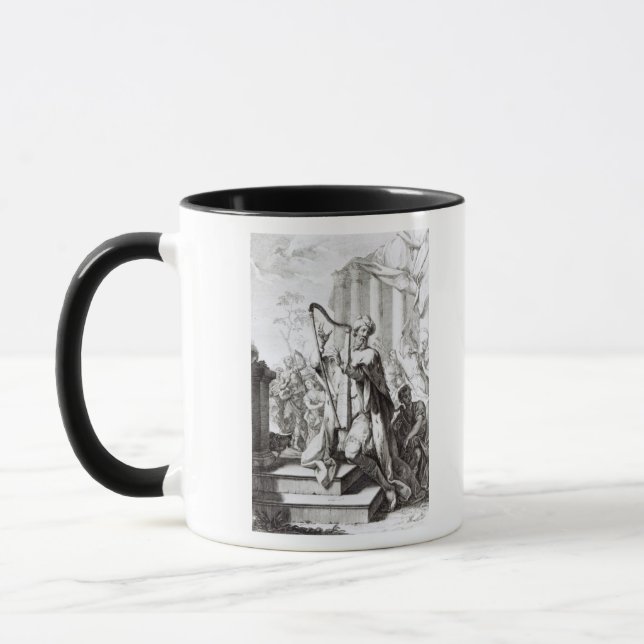 Mug Le Roi David Playing la lyre (Gauche)