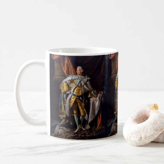 Mug Le roi George III par Allan Ramsay  (Avec donut)
