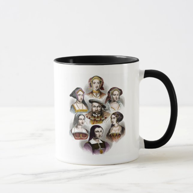 Mug Le Roi Henry VIII de l'Angleterre | ses six (Droite)