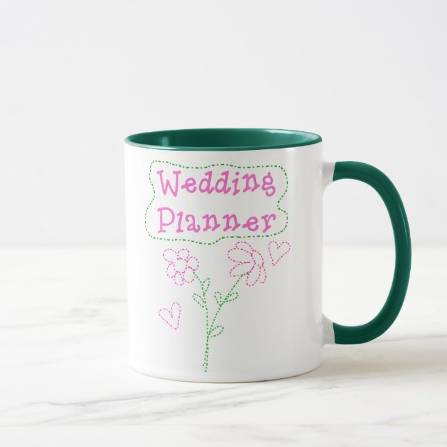 Mug Le rose fleurit le wedding planner (Droite)
