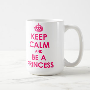 Mug Le rose lumineux 15 onces gardent le calme et