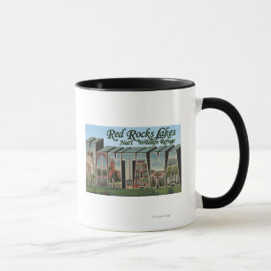 Mug Le rouge bascule le parc de lac, Montana