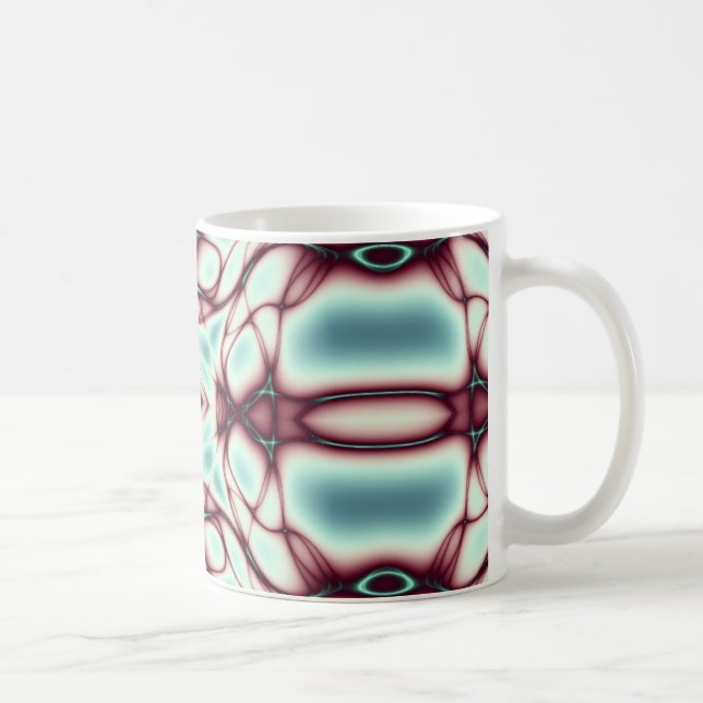 Mug Le rouge tourbillonne art abstrait (Droite)