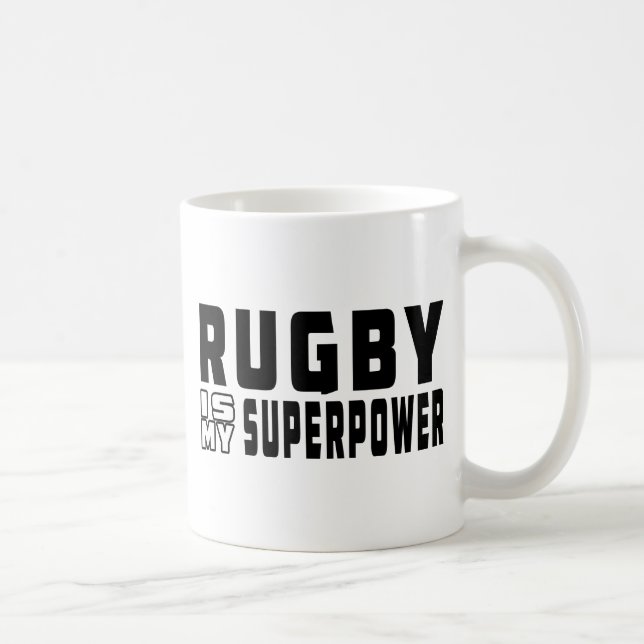 Mug Le rugby est ma superpuissance (Droite)