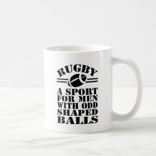 Mug Le rugby est un sport pour les hommes avec des bou