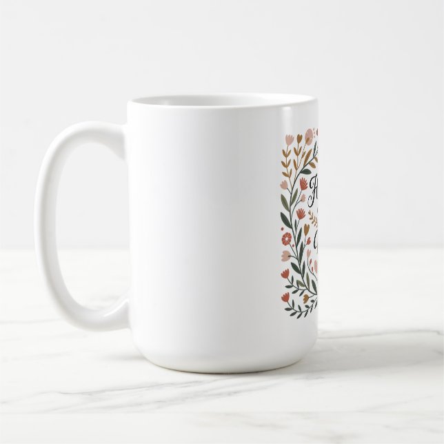 Mug Le rythme du foyer est l'amour maternel (Gauche)